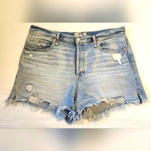Free People Denim Boyfriend Short in size 32.